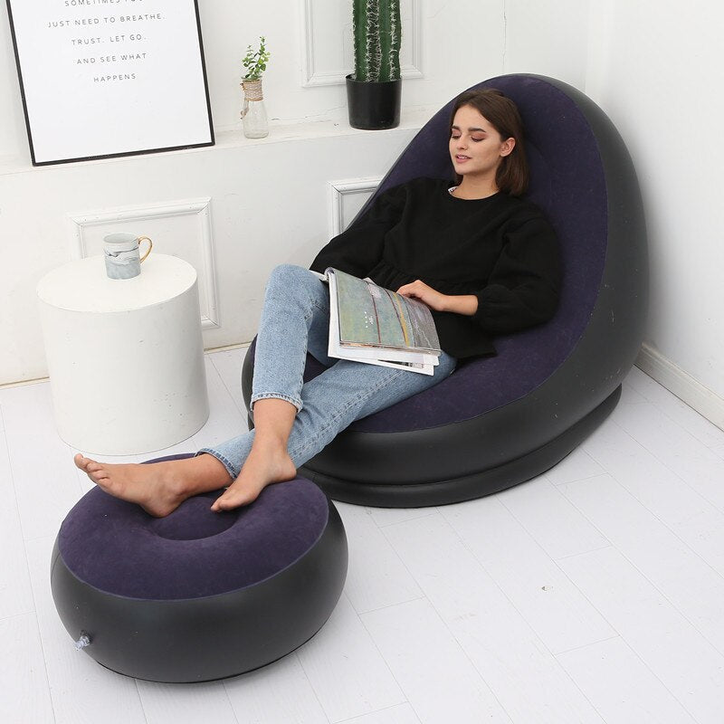 Pouf gonflable
