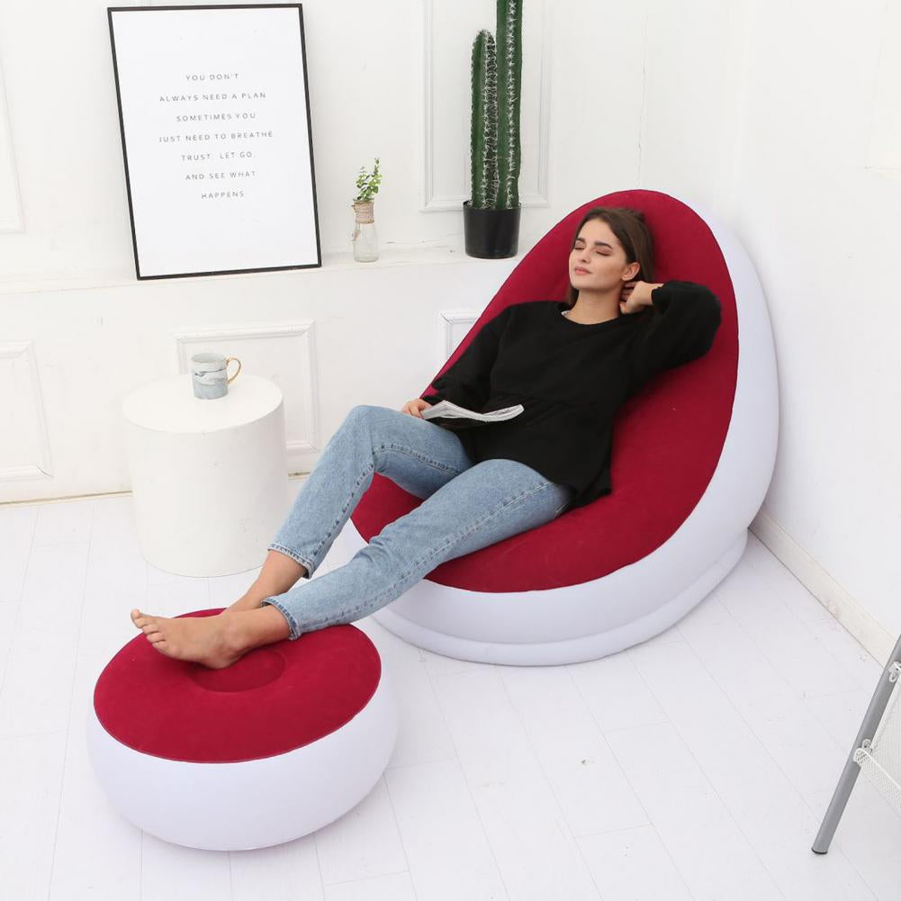 Pouf gonflable