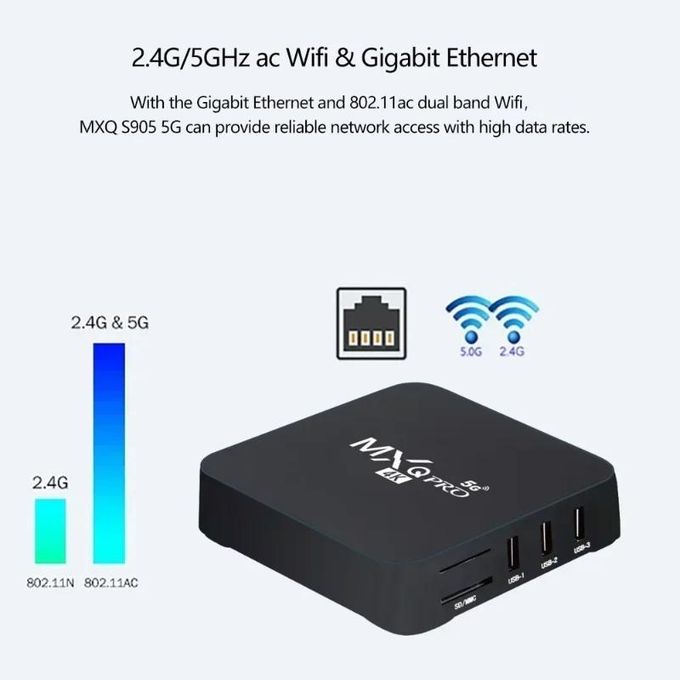 TV Box MXQ PRO 4K Android 14.0
