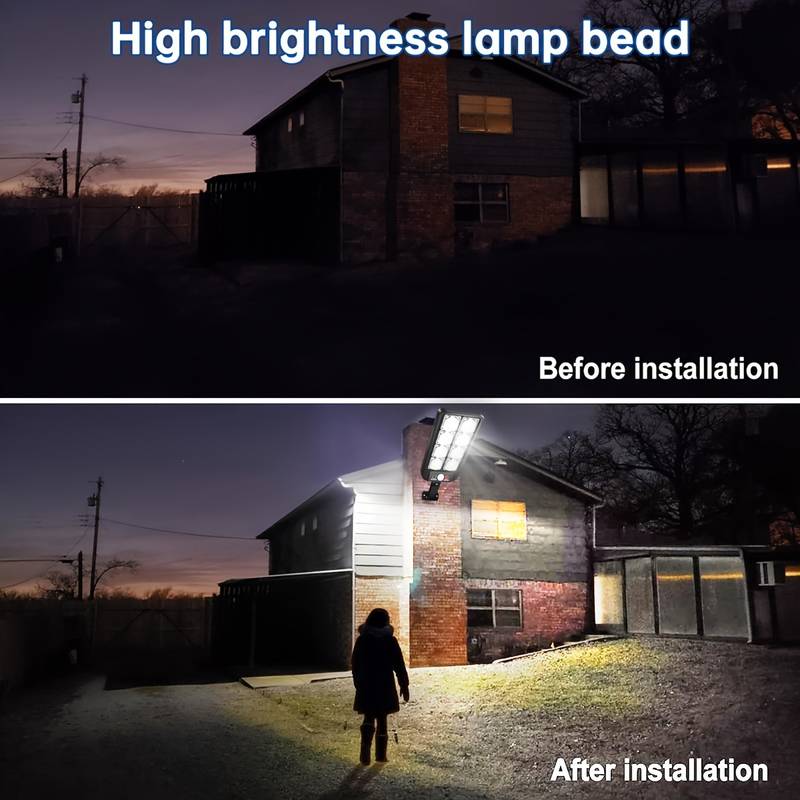 Mini lampadaire solaire 200W