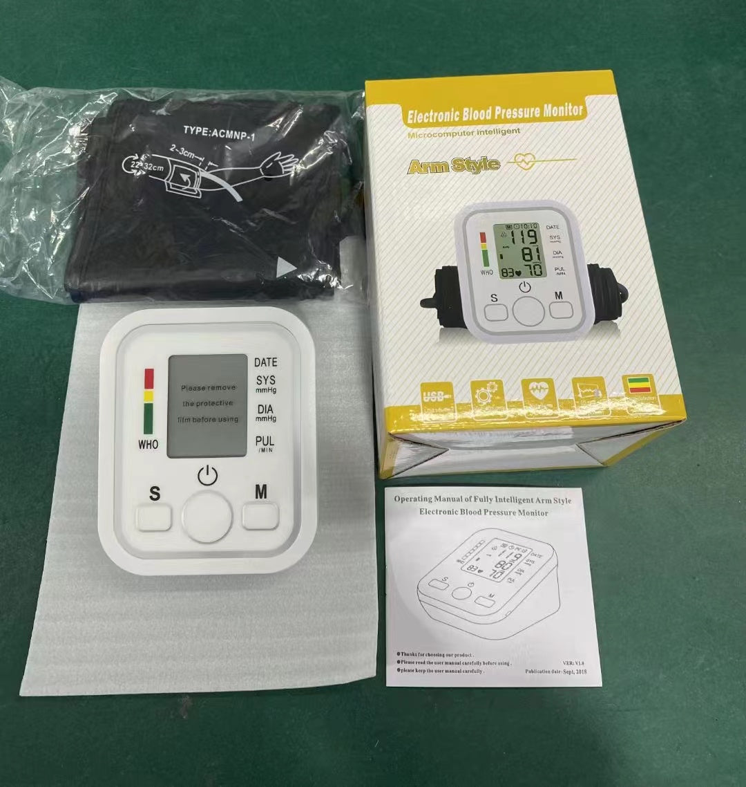 Tensiomètre Électronique au Bras – Modèle BP-01