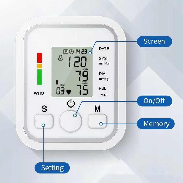 Tensiomètre Électronique au Bras – Modèle BP-01