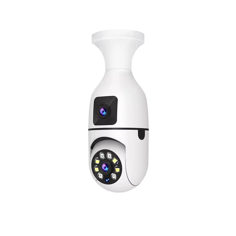 Caméra Intelligente WiFi 4K/2K – Double Objectif 360°