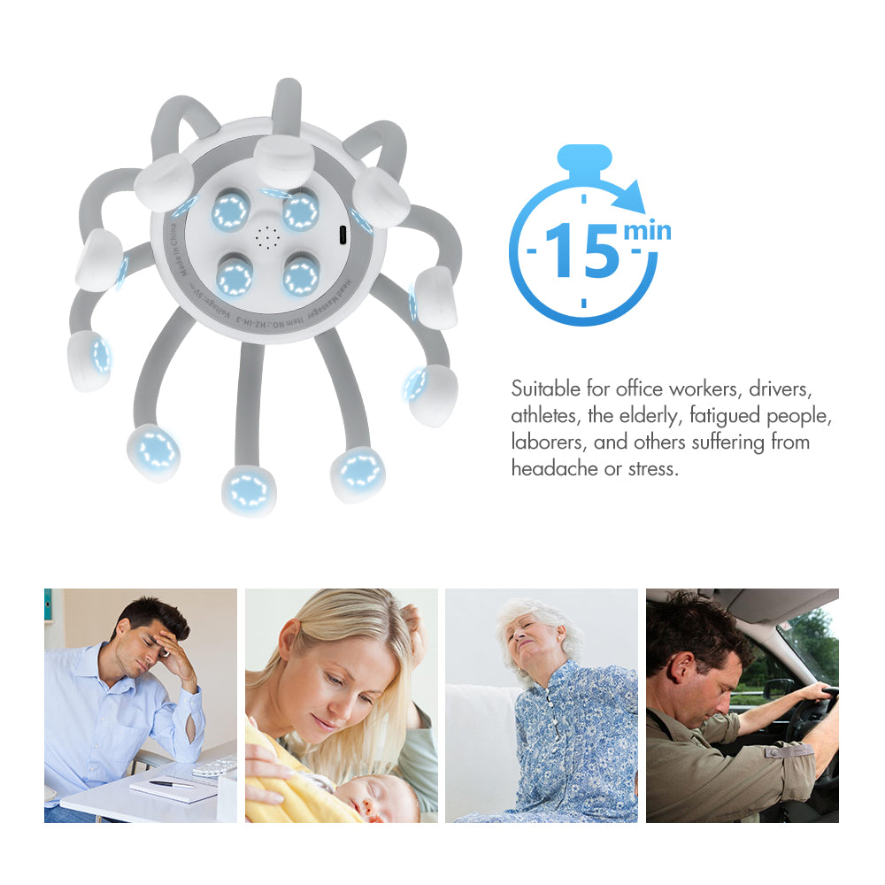 Masseur de Tête Relaxant – Détente Instantanée