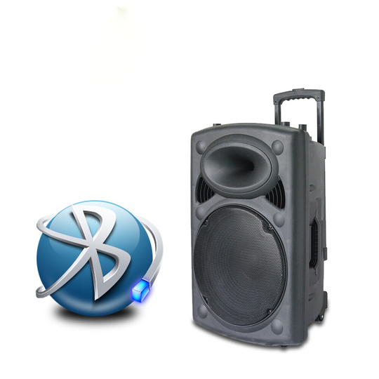 Enceinte chariot portable