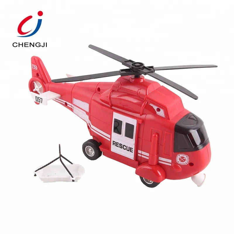 Jouets d'hélicoptères en plastique