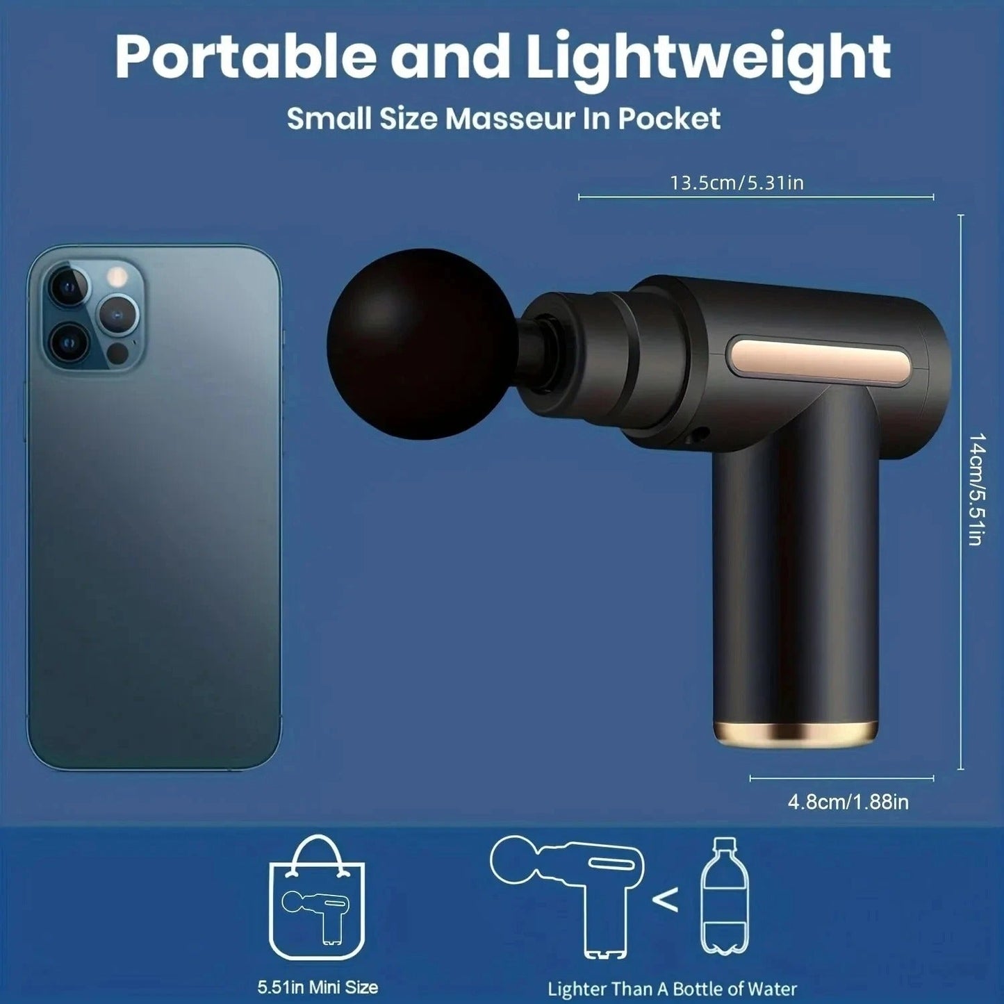Pistolet de massage portable