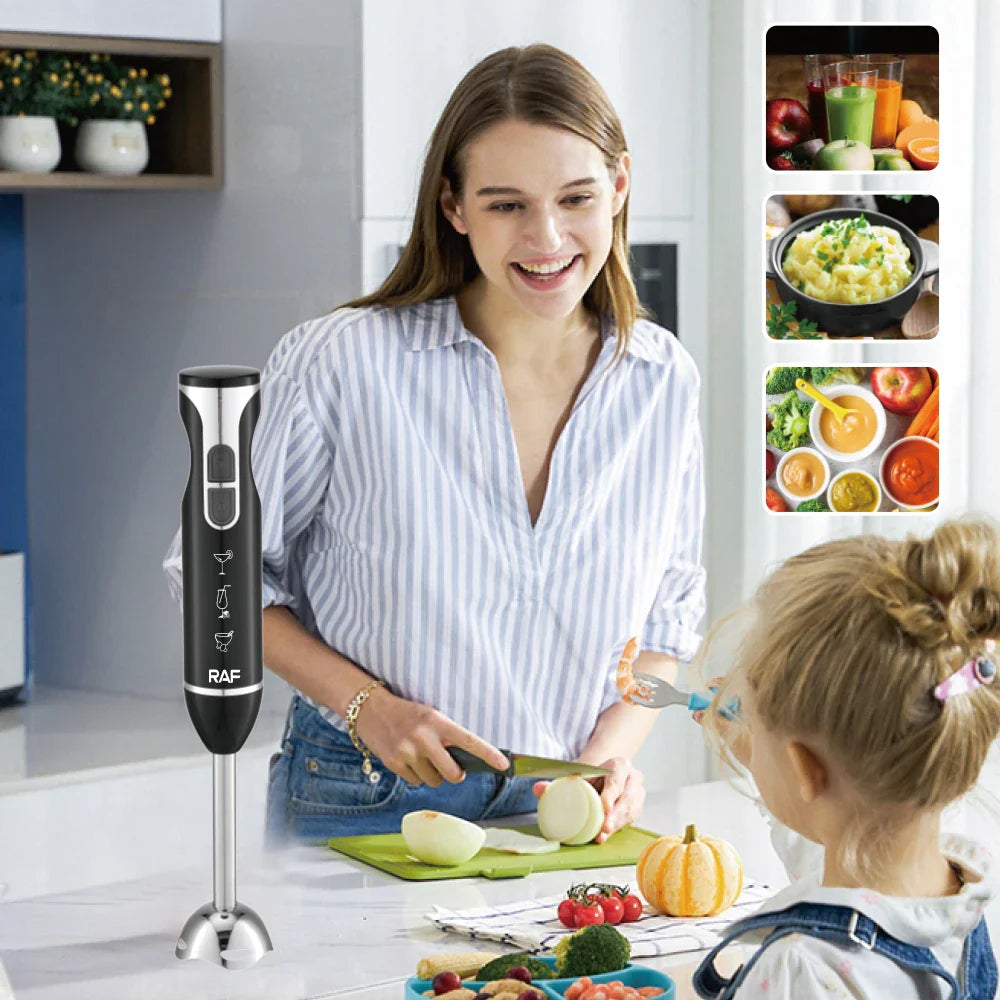 Raf - Mixeur Plongeant Électrique Portable