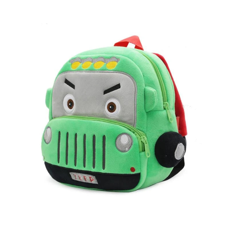 Sac peluche police maternelle