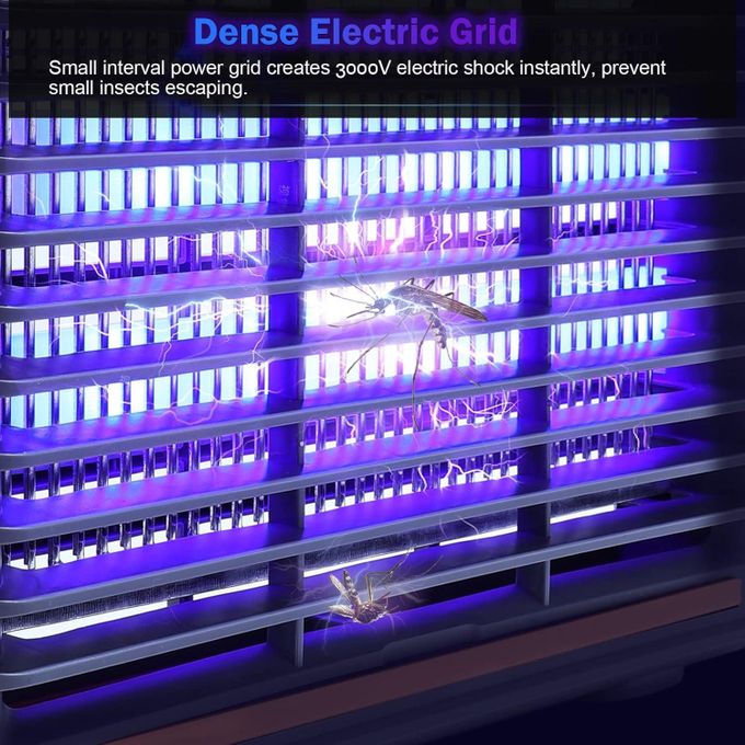 Lampe-piège a insectes volants anti-mouches électrique 6 W