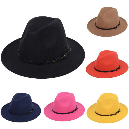 Chapeau Fedora à Large Bord