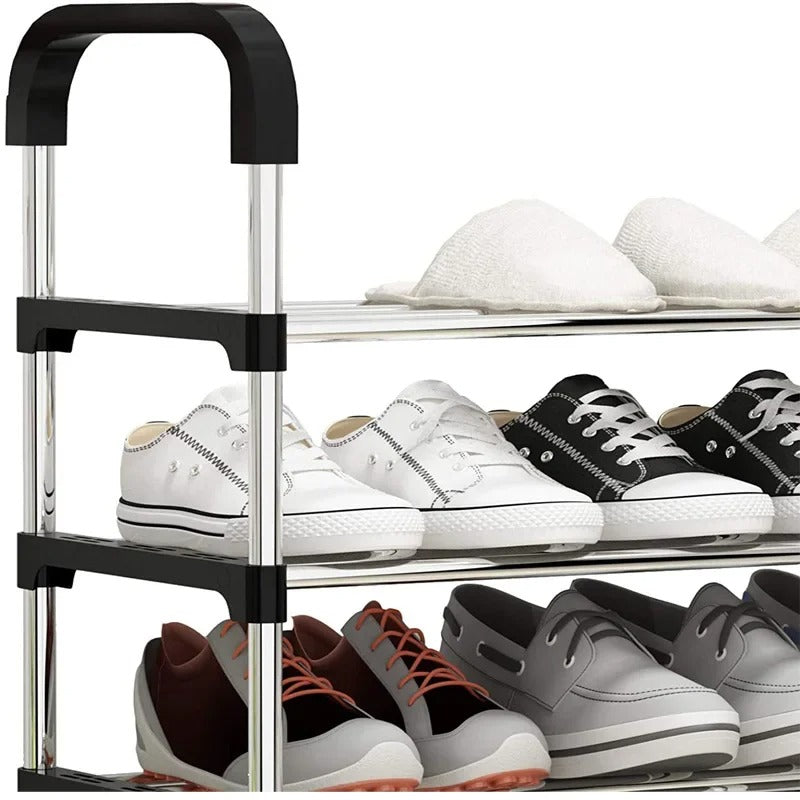 Etagère à chaussures en acier inoxydable