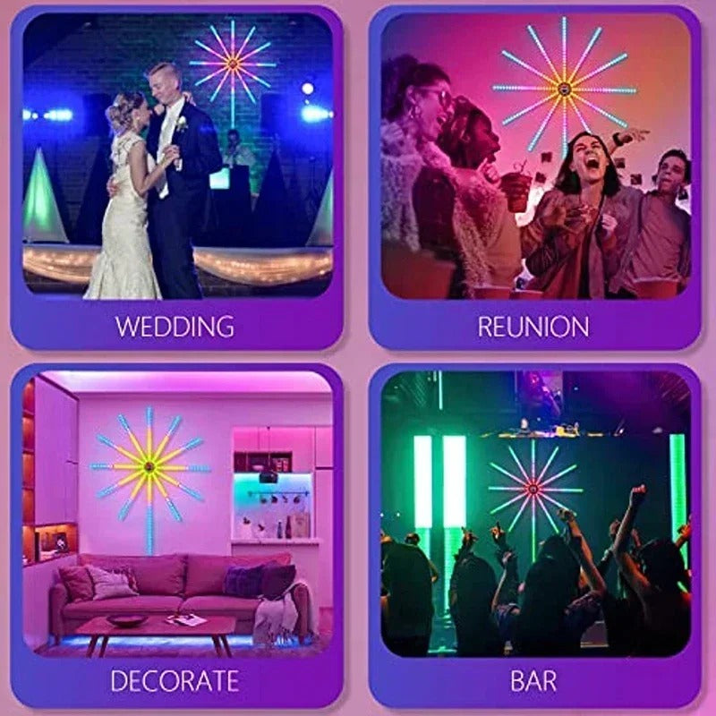 Bande lumineux feu d'artifice LED